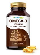 Пищевая добавка SuperCaps OMEGA-3 - 50 капсул (1000 мг)